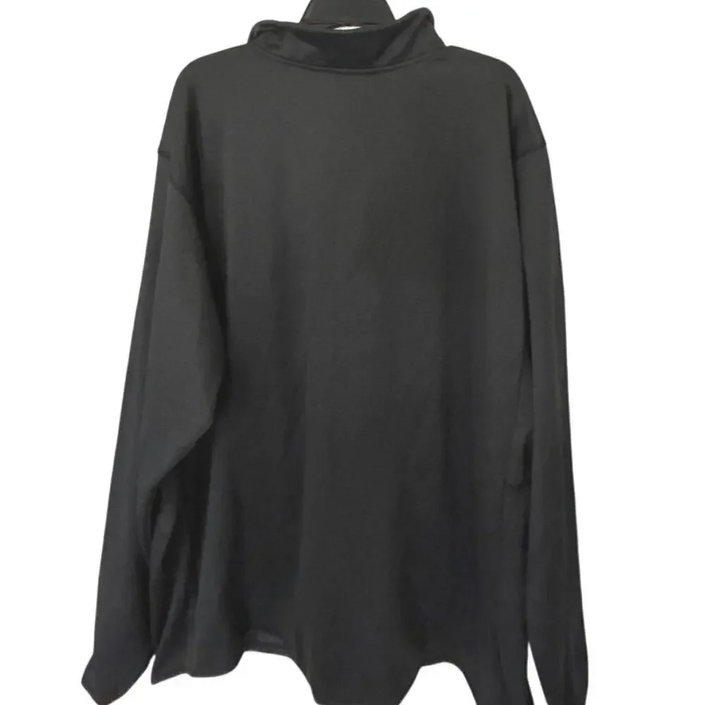 COLUMBIA NWOT Park View Fleece Half Zip Dark Gray Omni Wick Size 3XL